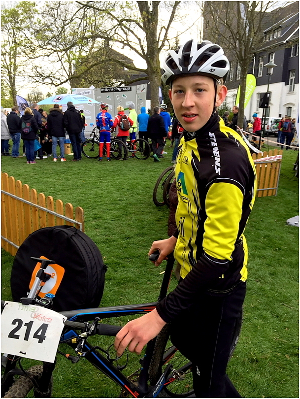 Luk Boving (RSG Nordheide) belegte beim 16. internationalen Mountainbike-Cup in Solingen Rang 13 bei den Junioren