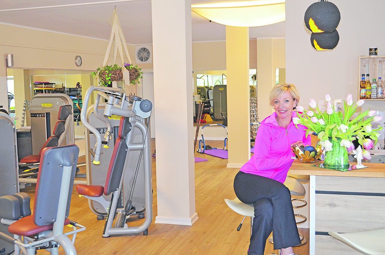 Anja Sauermann freut sich darüber, in Holm-Seppensen die schönen Räume für ihr Fitness-Studio für Frauen gefunden zu haben