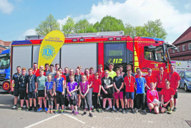 Das Läufer-Team der Jugendfeuerwehr | Foto: Beatrice Schuster Meitsch