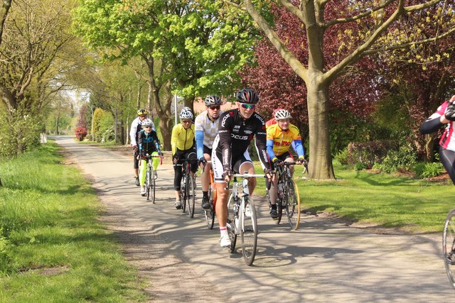 Anfahrt der Verpflegungsstelle in Ahrenswohlde