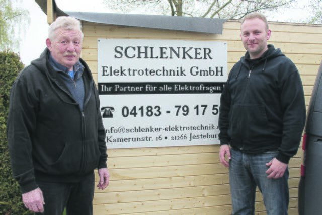 Verstehen sich gut: Vater Ingo (li.) und Sohn Marcel Schlenker führen den Betrieb in Jesteburg gemeinsam