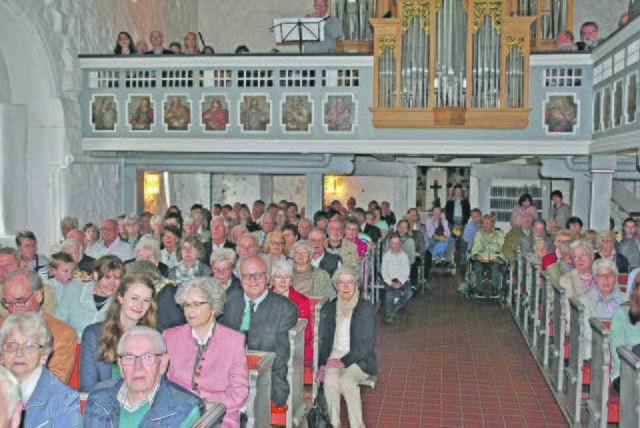 Großer Besucherandrang: Viele Gäste besuchten den Verabschiedungsgottesdienst