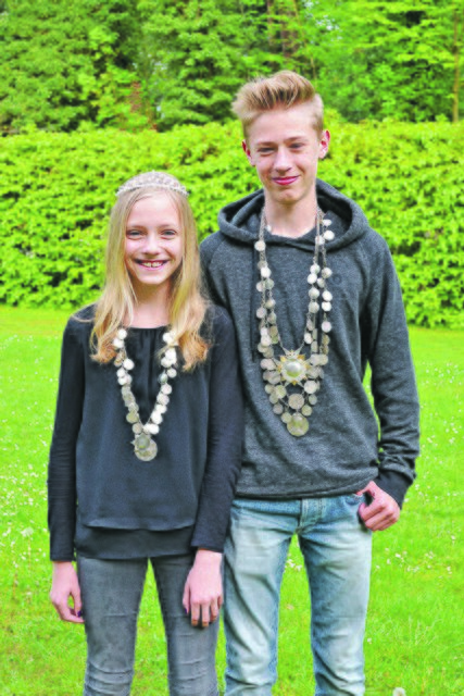 Das amtierende Kinderkönigspaar Justin Lemcke und Nele Meinecke freut sich auf viele mitfeiernde Mädchen und Jungen