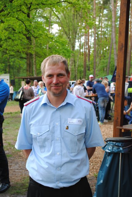 Zufrieden: Ortsbrandmeister Peter Lege