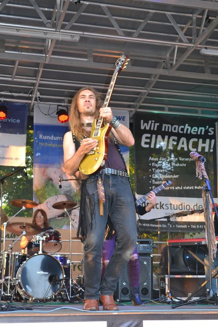 Ulrich Ellison trat mit seiner Band am Samstag auf