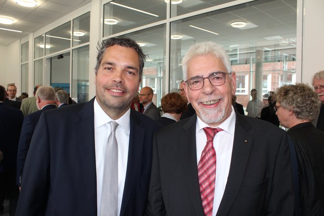 Die Macher der Baufirma Lindemann: Friedrich und Peter Witt (re.)