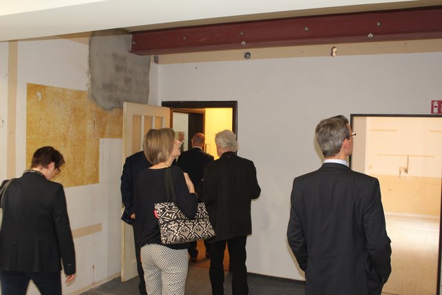 Übergang vom Neu- in den Altbau