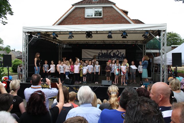 Auch Kinder der Grundschule Sprötze-Trelde standen auf der Bühne