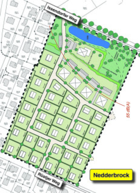 Das geplante Neubaugebiet "Südlich Nedderbrook" in Dollern | Foto: Elbberg