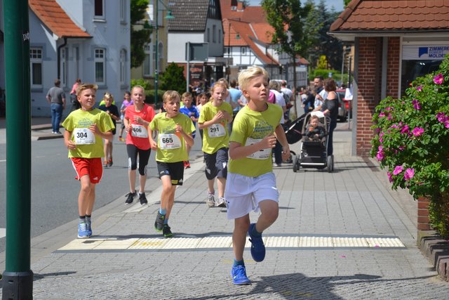 Teilnehmer des Schülerlaufes