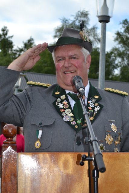 Schützenpräsident Rüdiger Maras