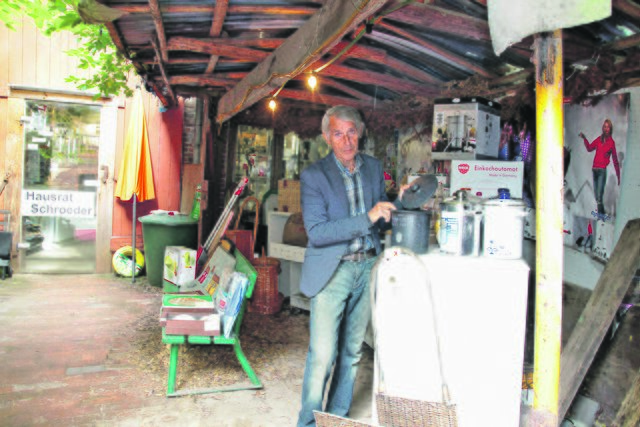 Führt das Fachgeschäft Carl J. Schroeder Haushaltswaren in dritter und voraussichtlich letzter Generation: Volker Schroeder