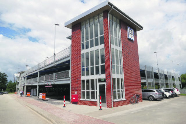 Das neue Parkhaus bietet 514 Stellplätze auf drei Ebenen    Foto: Gemeinde Neu Wulmstorf