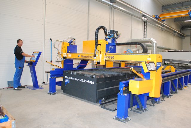 Die neue CNC-Brennschneideanlage