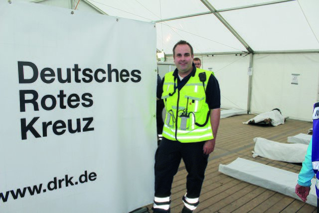 Jan Bauer, Leiter des DRK-Sanitätsdienstes, aus Dibbersen sprach von einem normalen Festivalverlauf