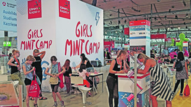 Kam bei den Besuchern gut an: der Ahlerstedter Stand | Foto: IdeenExpo