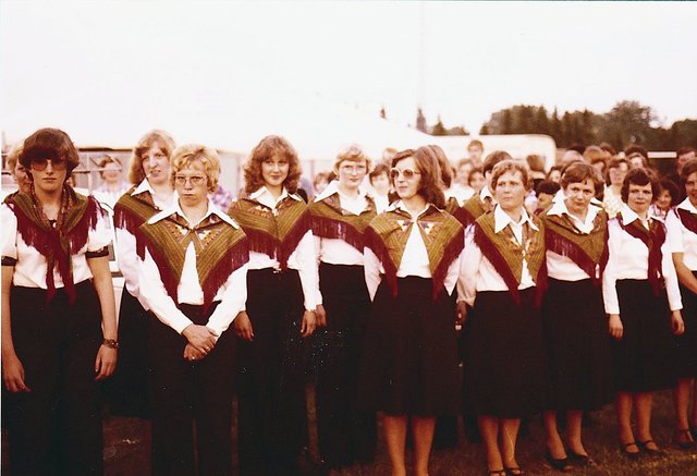 So fing es an: die Damenabteilung im Jahr 1977 | Foto: Schützenverein Heidenau