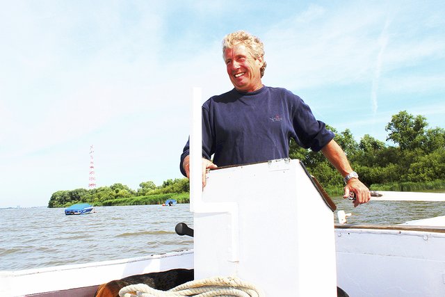 Fährmann und Campingplatz-Pächter Holger Blohm