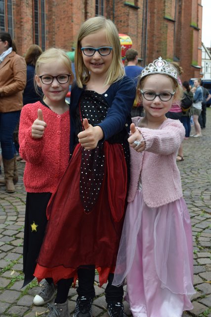 Clara, Matilda und Elisa (v. li.)
