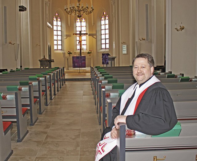 Pastor Heinrich hofft auf rege Beteiligung beim Workshop Foto: jd