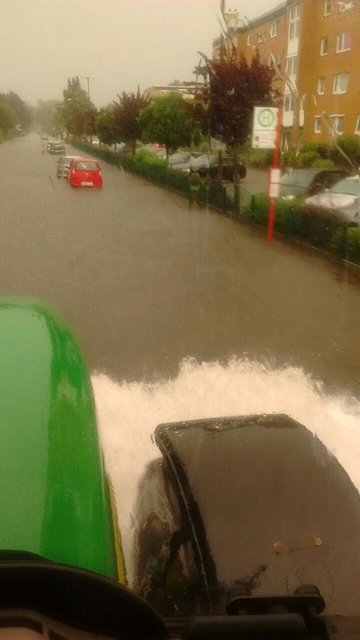 Viele Straßen standen unter Wasser | Foto: Thomas Tamm