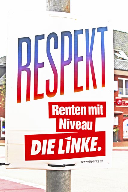 „Renten mit Niveau“ fordert die 
Linke. Das ist nicht nur nichtssagend, sondern klingt auch, als hätte man sich an der Werbung eines Online-Dating-Portals orientiert