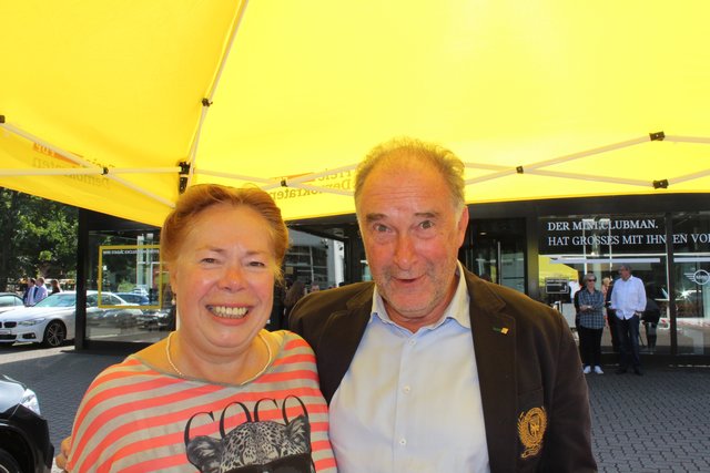 Die Gastgeber: Christiane und Werner Leuchtenberger