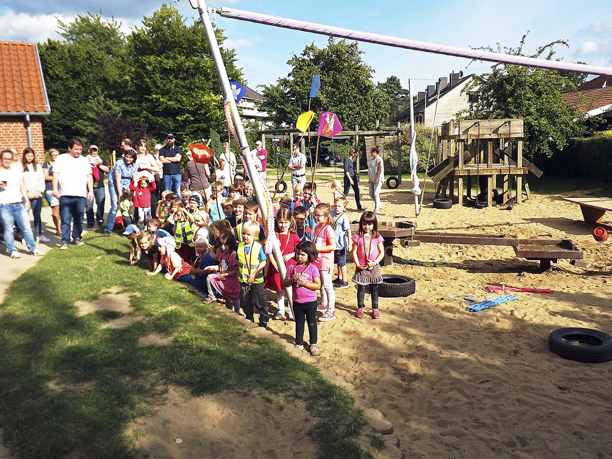 Buchholz: Wasseranlage in Kindergarten eingeweiht - Buchholz