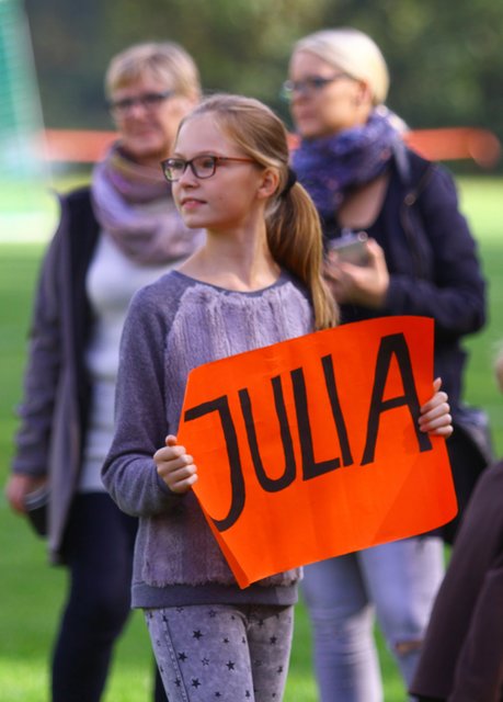 Im Zielbereich: Das lange Warten auf Julia...