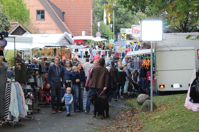 An zahlreichen Ständen konnten die Herbstmarktbesucher nach Herzenslust stöbern