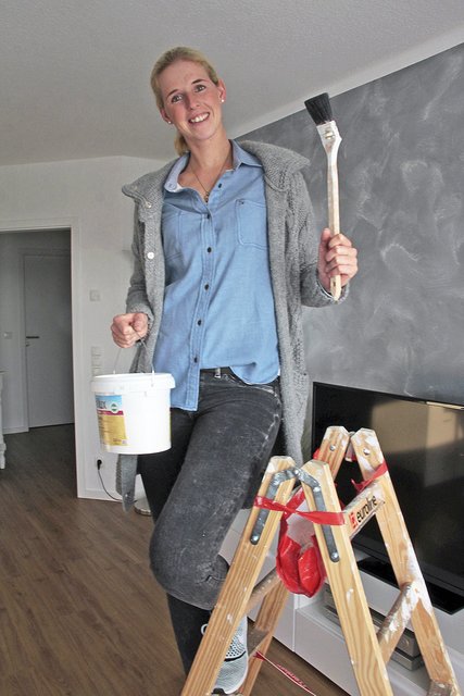 Erfolgreiche Frau im Handwerk: Malermeisterin Jennifer Heins | Foto: tp