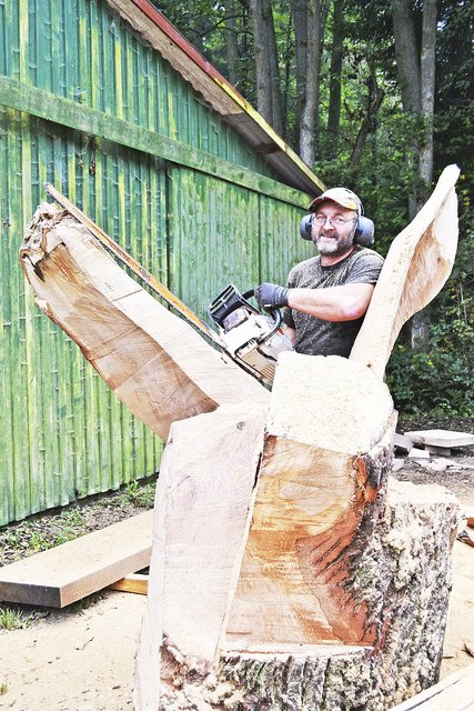 Michael Knüdel sägte einen Adler
