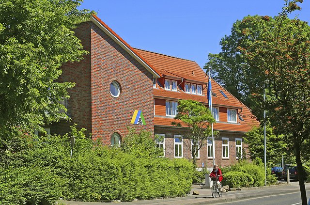 Die Jugendherberge in Stade ist sehr zentral gelegen, zwischen Burggraben und Innenstadt