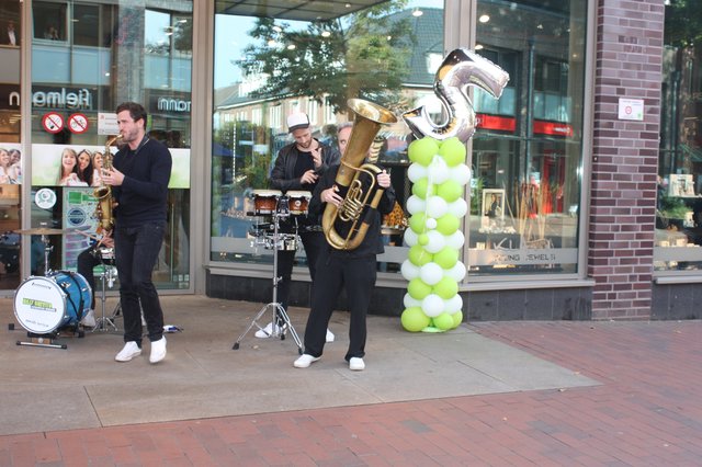 Sorgte für Stimmung: die Marching Band Billy Burrito