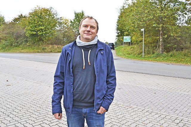 Marco Owczarek ärgert sich über die zu kurzen Öffnungszeiten des Kompostplatzes in Todtglüsingen