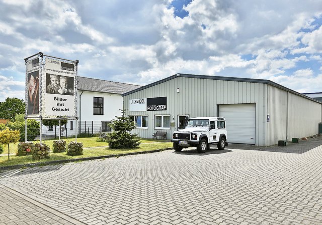 Das Fotostudio im Hollenstedter Gewerbegebiet