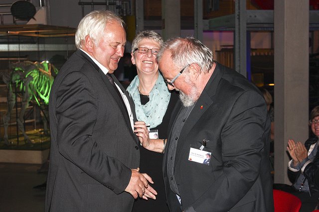 Zwei, die sich verstehen: Fördervereins-Vorsitzender Heiner Schönecke (li.) und Rolf Wiese