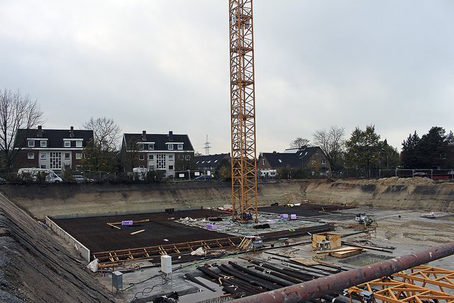 Das Bauprojekt an der Lessingstraße dürfte derzeit eines der größten der Region sein