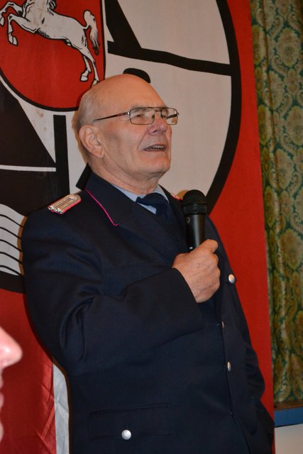 Ehrenbrandmeister Heinrich Gerlach erzählte Anekdoten aus vergangenen Tagen