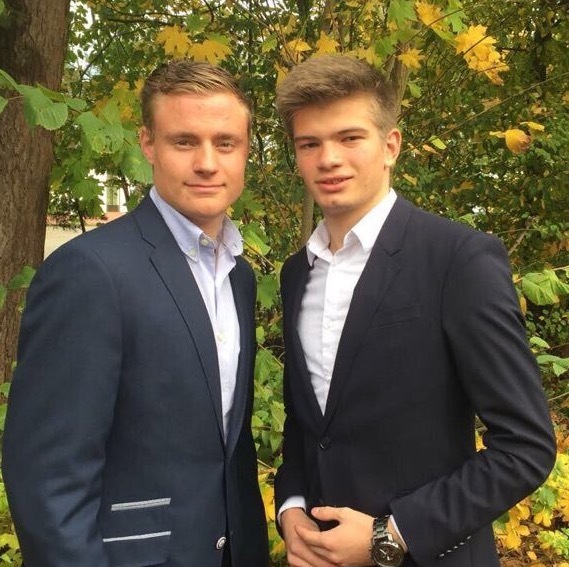 Nicolas Kipping (links) und Jonas Becker vertreten die Junge Union Buchholz im Bezirksvorstand