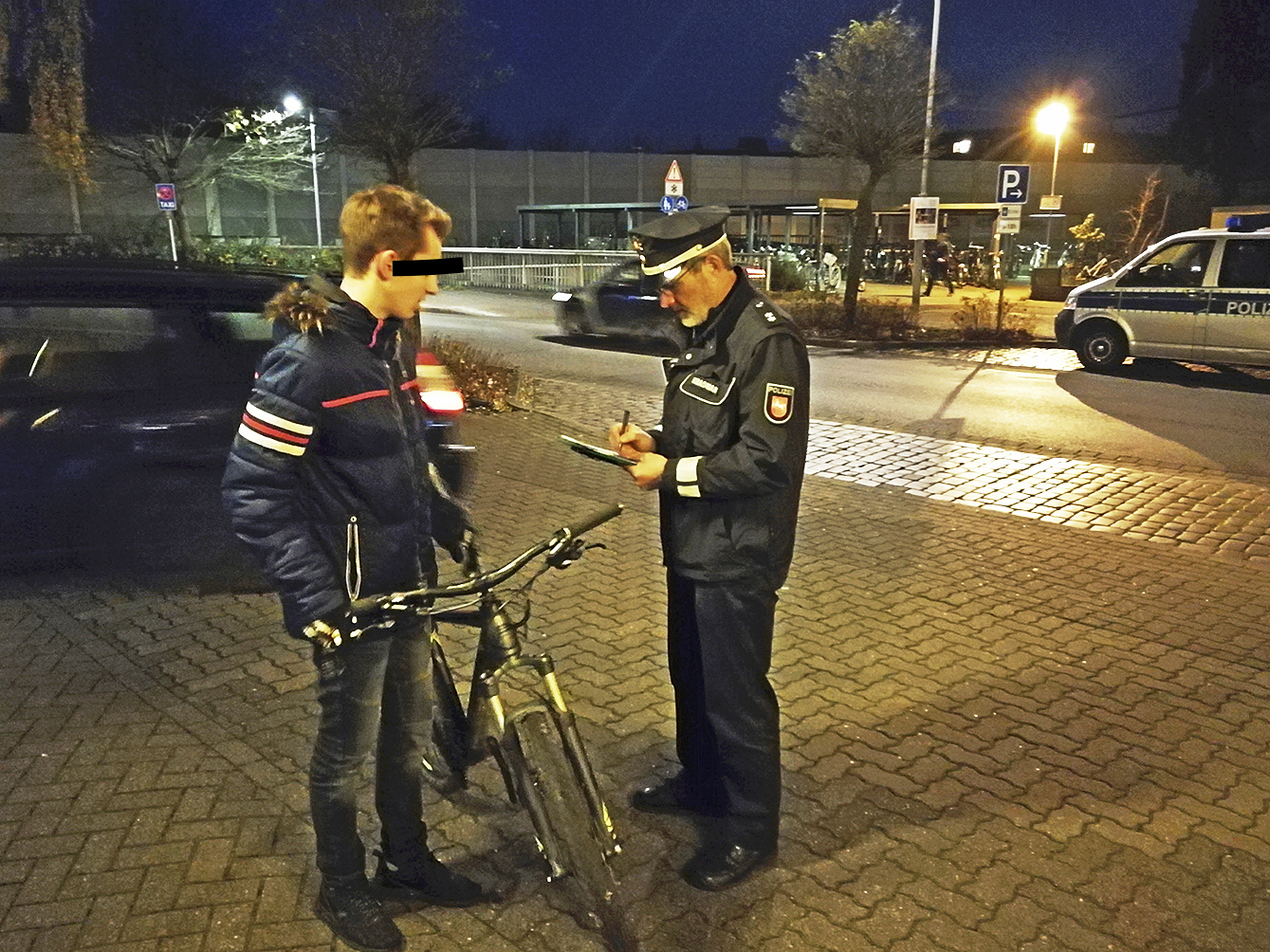 Dieser Jugendliche kam mit einer Ermahnung davon, muss sein Rad aber wieder vorführen