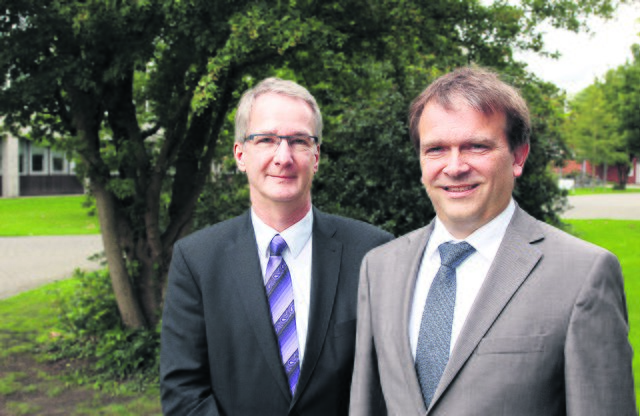 Informierten über die geplanten Maßnahmen: Reiner Kaminski (li.) und Thorsten Völker