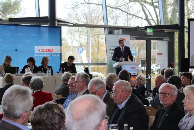 Der Kreisparteitag der CDU fand erstmals im CFK-Valley in Stade statt