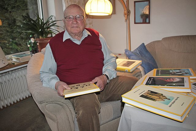 Seine bewegte Vita füllt elf dicke Buchbände: Freizeit-Autor Georg Friedrich