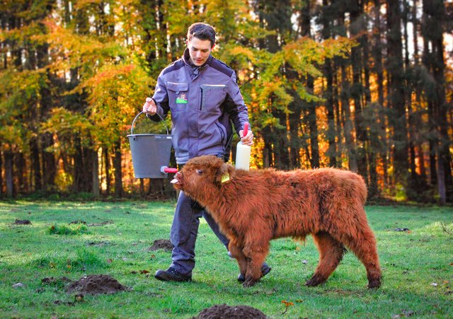 Tierpfleger Sebastian Müller ist jetzt Lars' „Ersatzmami“