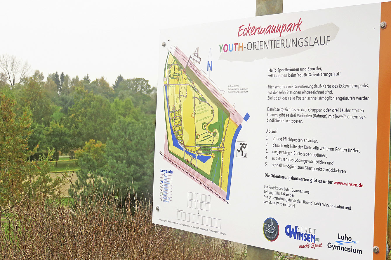 Auf einen Blick: der Wegweiser für den Youth-Orientierungslauf