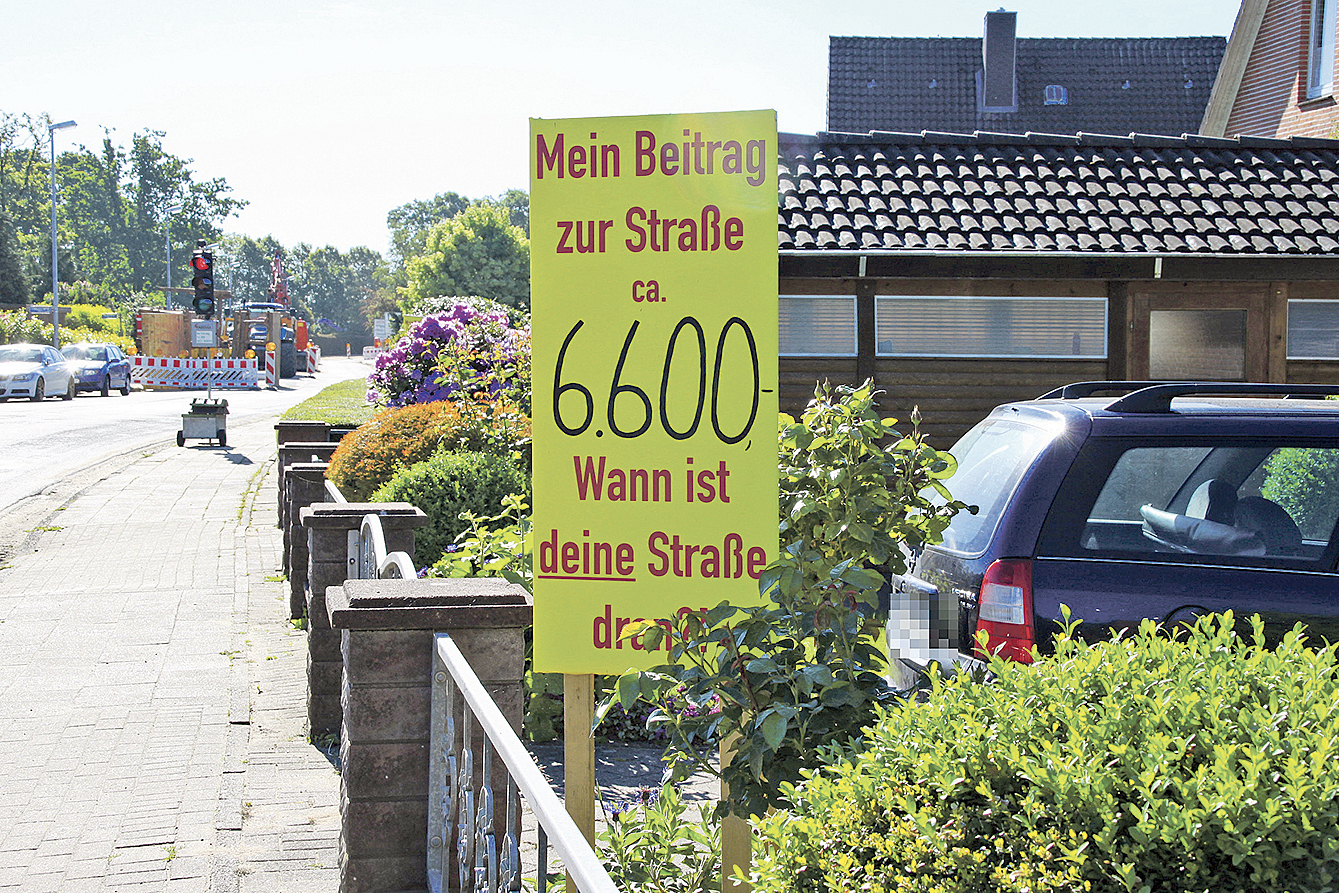In Schölisch sind die Proteste noch immer nicht abgeklungen