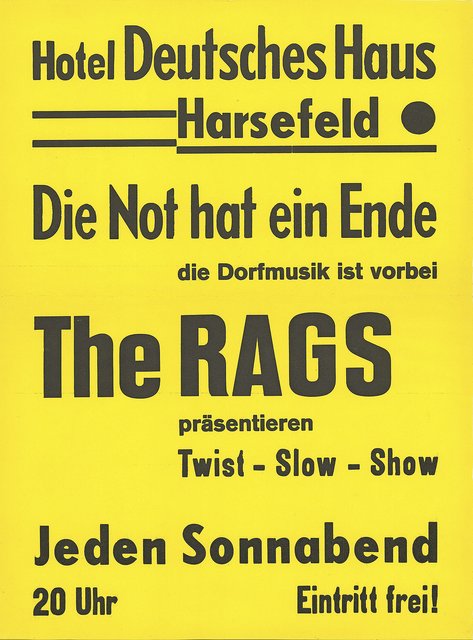 "Die Not hat ein Ende": ein Plakat aus den 1960ern