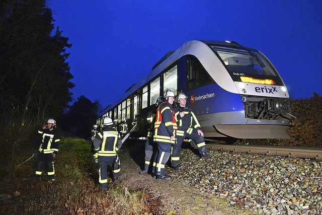 Feuerwehr und Polizei überlegten, den "Erixx" zu evakuieren