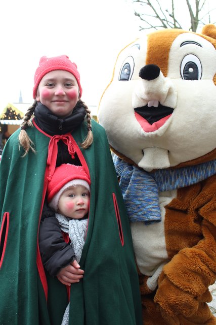Die Schwestern Michelle und Anna Haas gehörten zu den Zwergen. Für Anna war es der erste Auftritt.